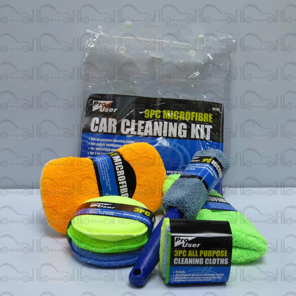 عدة تنظيف 9 قطع (410937) - Image 1