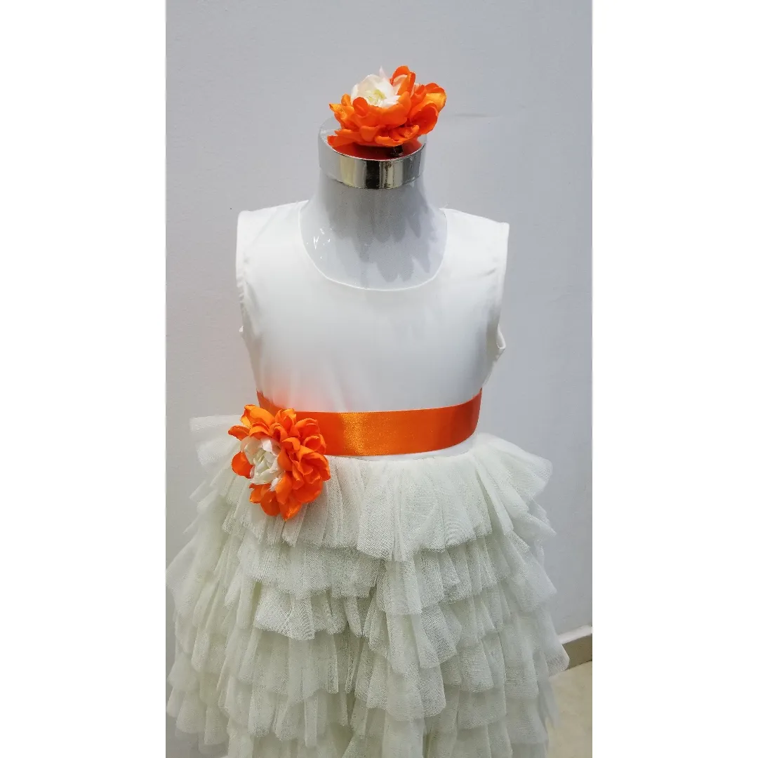 فستان طبقات بدون أكمام خفيف - Image 1