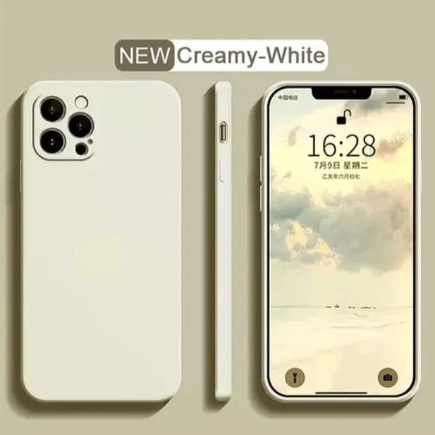 كفر سيلكون لهاتف آيفون 14 13 11 12 برو ماكس  للصدمات الغطاء الخلفي - صورة 1