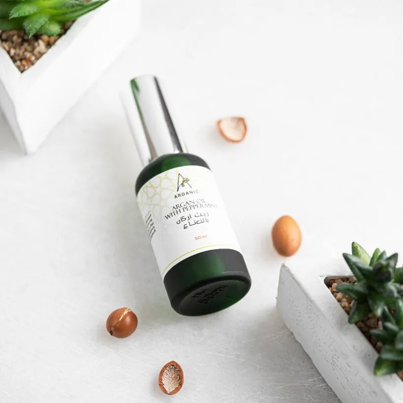 زيت الأرجان برائحة النعناع - Image 1