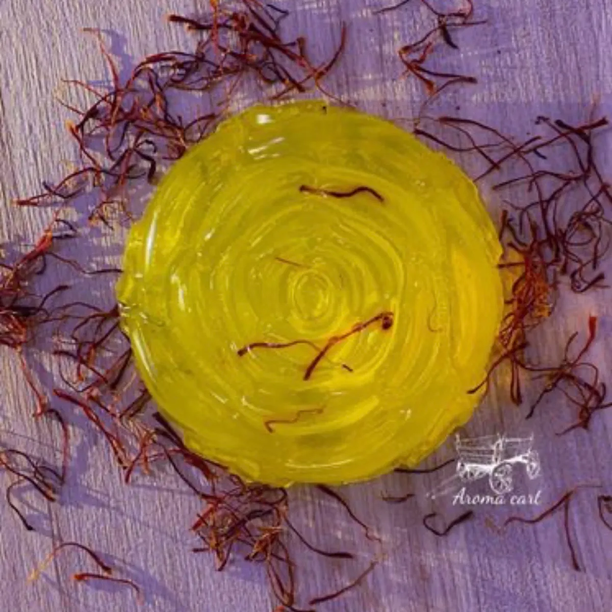 صابون طبيعي برائحة الزعفران - صورة 1