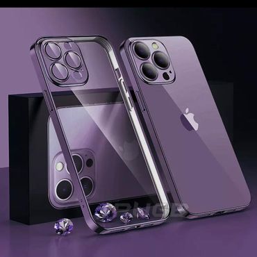 كفر أيفون 14 بروماكس سيلكون مع حماية عدسات الكاميرات