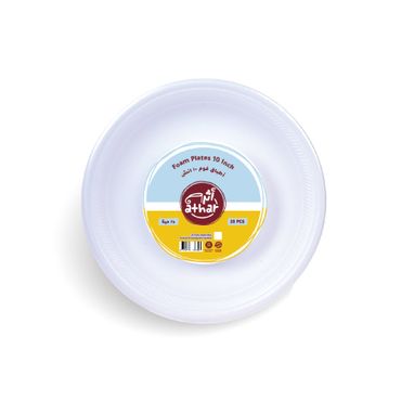 PLASTIC PLATE 10" -25's