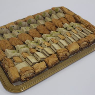 2 صحن رهش مستطيل مشكل Rhash RECTANGULAR dish Mix