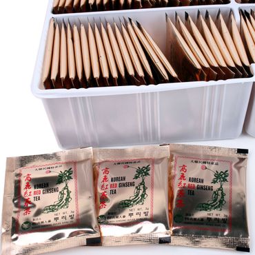 شاي الجينسيج الاحمر الكوري النقي