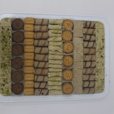 4 صحن رهش مستطيل مشكل Rhash RECTANGULAR dish Mix